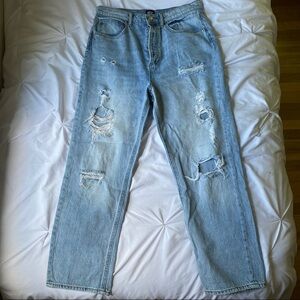 BDG High Wasted Relaxed Straight Jeans